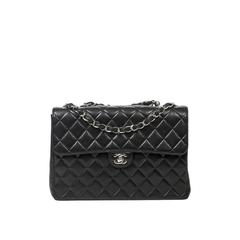 Chanel Classic Jumbo 31cm Black Quilted Leather