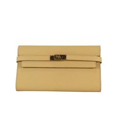 Hermes Wallet KELLY CLASIQUE Yellow Gold Hardware 2015.