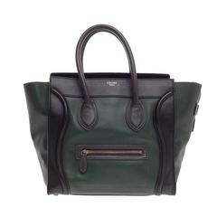 Celine Bicolor Luggage Leather Mini