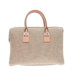 Victoria Beckham East West Victoria Tote Leather and Canvas