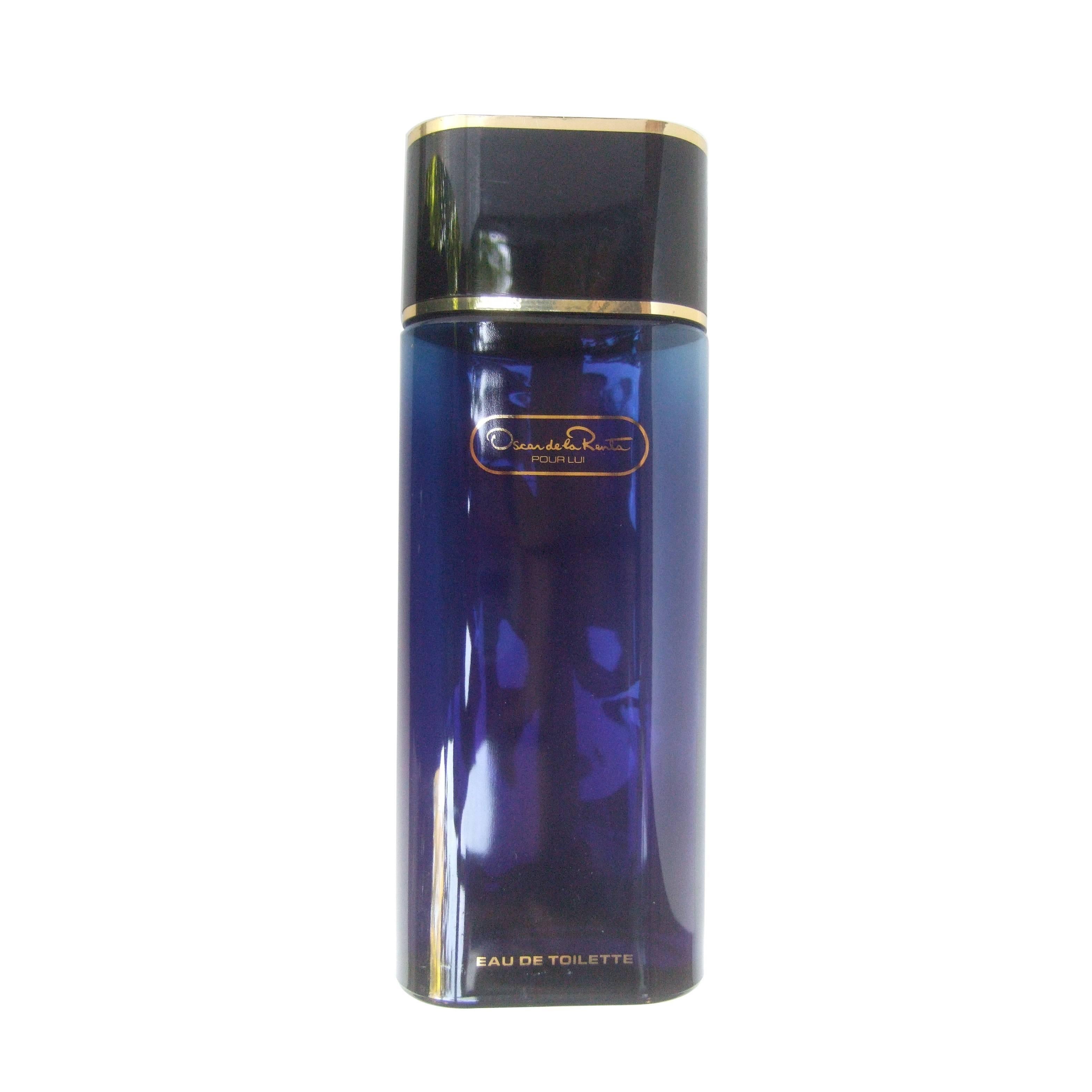 Oscar de la Renta Large Cobalt Blue Factice Fragrance Display Bottle For  Sale at 1stDibs