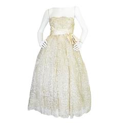 Important S/S 1959 Haute Couture YSL for Christian Dior Dress 5