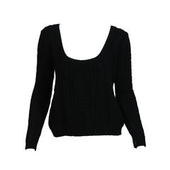 Christian Dior Black Cashmere Sweater 