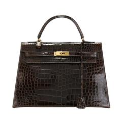 Exceptional Hermès Kelly Croco of the 60s