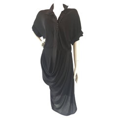 1990s Balenciaga Black Dress