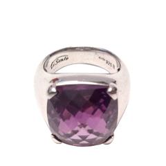 Ti Sento 12 Carat Amethyst / Sterling Silver Ring 7