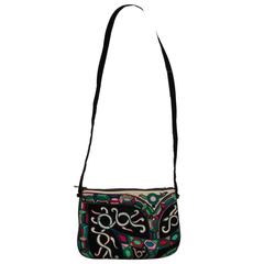 EMILIO PUCCI by JANA Italian VINTAGE Multi Color VELVET SHOULDER BAG 7