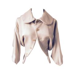 Comme des Garcons Cream Bolero Jacket L. 9