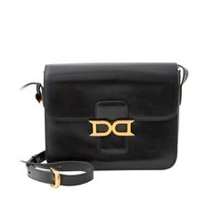 Delvaux Black Bourgogne Shoulder Bag