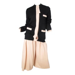 Vintage Sonia Rykiel Knit Cardigan and Culottes, 1980s 