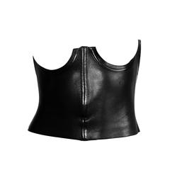 TOTAL RELOCATION CLEARANCE Tom Ford Gucci 01 Black Leather Corset Reduced By 75%