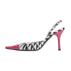 Dolce and Gabbana Bicolor Pointy Sandals