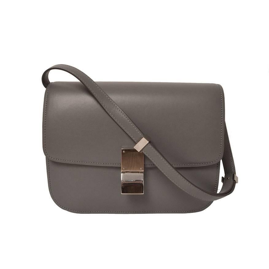 Céline Grey Box Bag For Sale