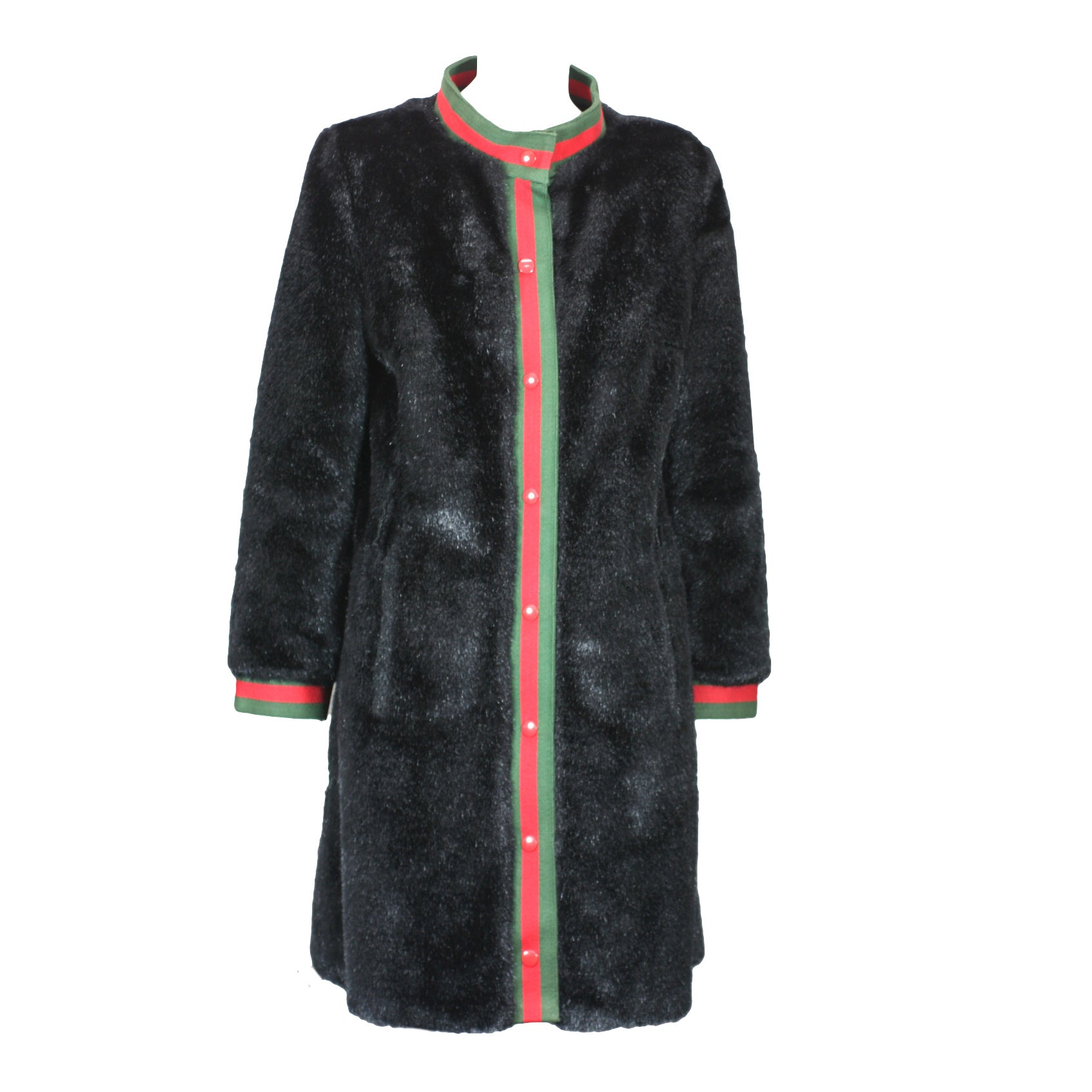 calvin klein mink coat