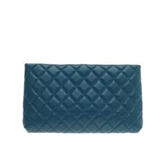 Chanel Square Timeless Clutch Quilted Lambskin