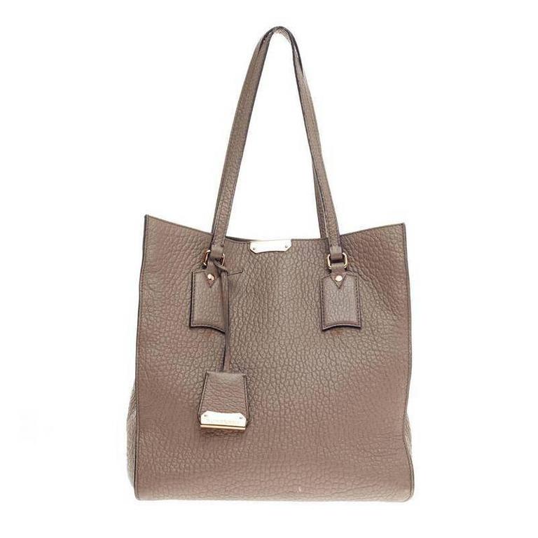 Burberry Woodbury Tote Heritage Grain Leather Medium at 1stDibs