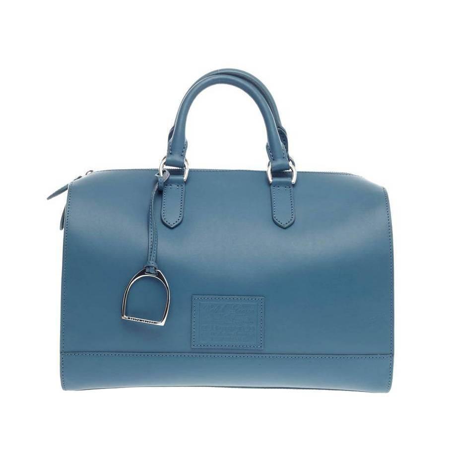 Ralph Lauren Stirrup Boston Bag Vachetta Leather at 1stdibs