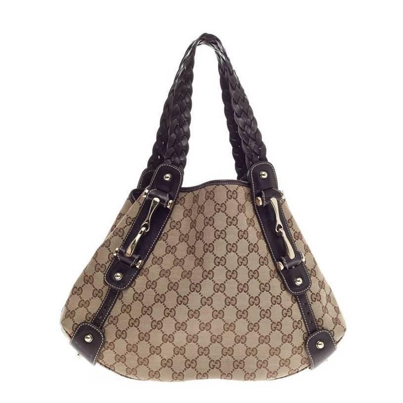 Gucci Pelham Shoulder Bag GG Canvas Small