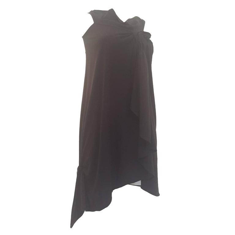 2010 Yves Saint Laurent black dress For Sale at 1stdibs