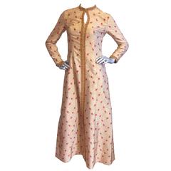 Vintage Rare Adele Simpson Brocade Gown, Circa 1960