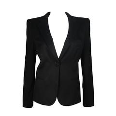 Vintage Giorgio Armani Black Cashmere Jacket Size 44