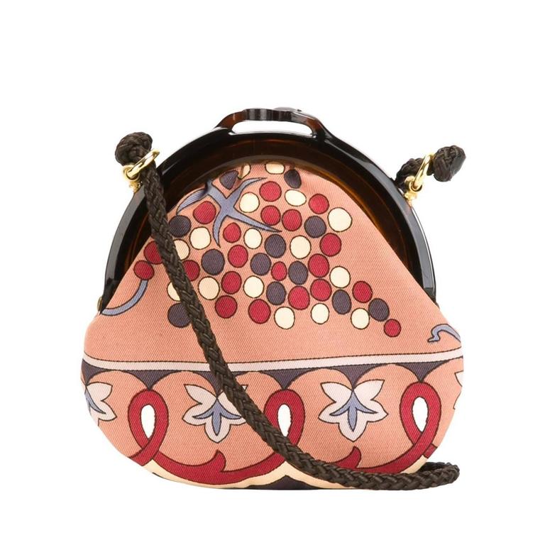Emilio Pucci Vintage Pouch Handbag For Sale at 1stdibs