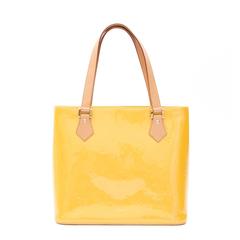 LouisVuitton Mott Vernis Monogram Bag in a bright, cheery shade of sunshine  yellow patent leather, now available online at…