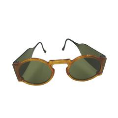 Vintage Rare 1930's Faux Tortoise Sunglasses with Side Shields.