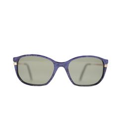 YVES SAINT LAURENT Vintage SUNGLASSES TITHON 55/18 Eyewear SHADES Blue