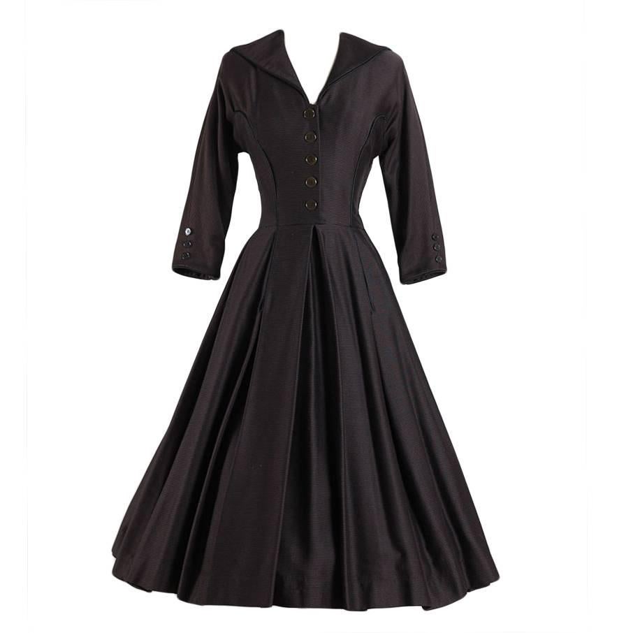 Vintage 1950s Junior Accent New Look Dress For Sale