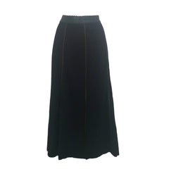 1990s Moschino jeans black skirt