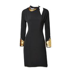 Geoffrey Beene Dress With Metallic Detail