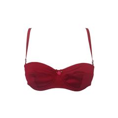 2000s Dolce & Gabbana red bra 11