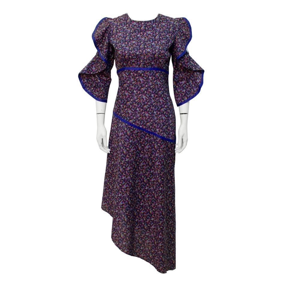 1960's Annacat Liberty Floral Print Dress