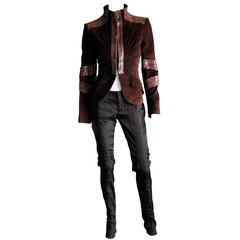 Uber Rare Tom Ford Gucci FW 04 Runway & Ad Campaign Python Suede Jacket!