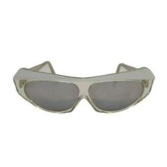 1980's Alain Mikli Clear Sunglasses 