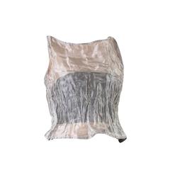 Incredibly Rare Iris Van Herpen Blouse Made of Stainless Steel