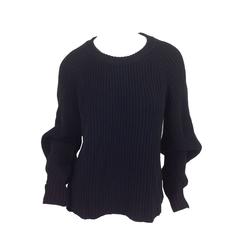 The Row cashmere blend ribbed sweater      Size S