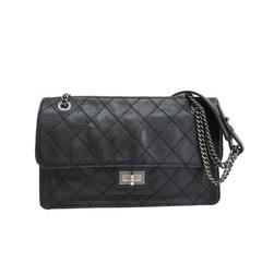CHANEL 2.55 Quilted Calfskin Leather Flap Chain Crossbody Bag