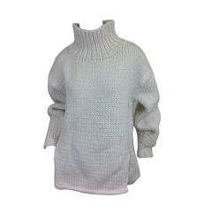 Cream cashmere tunic sweater Chado Ralph Rucci  Size S