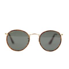 RAY BAN B&L Vintage Gold & tortoise look W1674 SUNGLASSES eyewear w/CASE