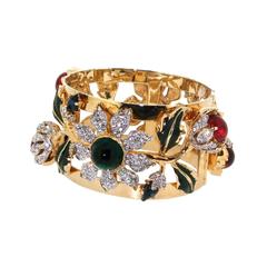 A Rare Vendome Floral Cuff