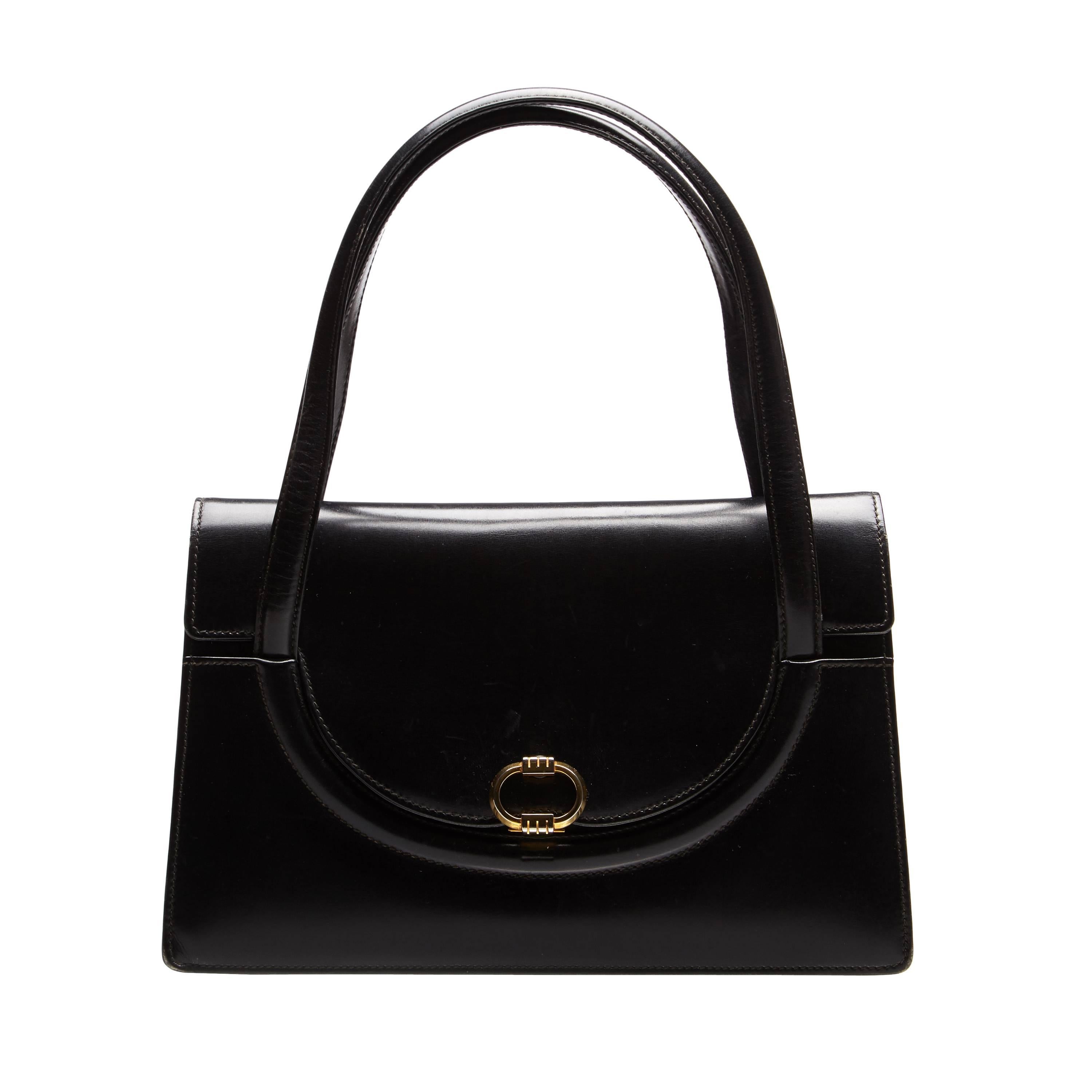 plain black gucci purse