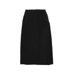 Prada Black Pleated Skirt