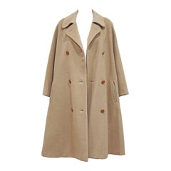 1970s Hermes Camel Hair Swing Coat