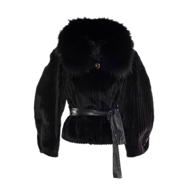 gucci fox fur coat