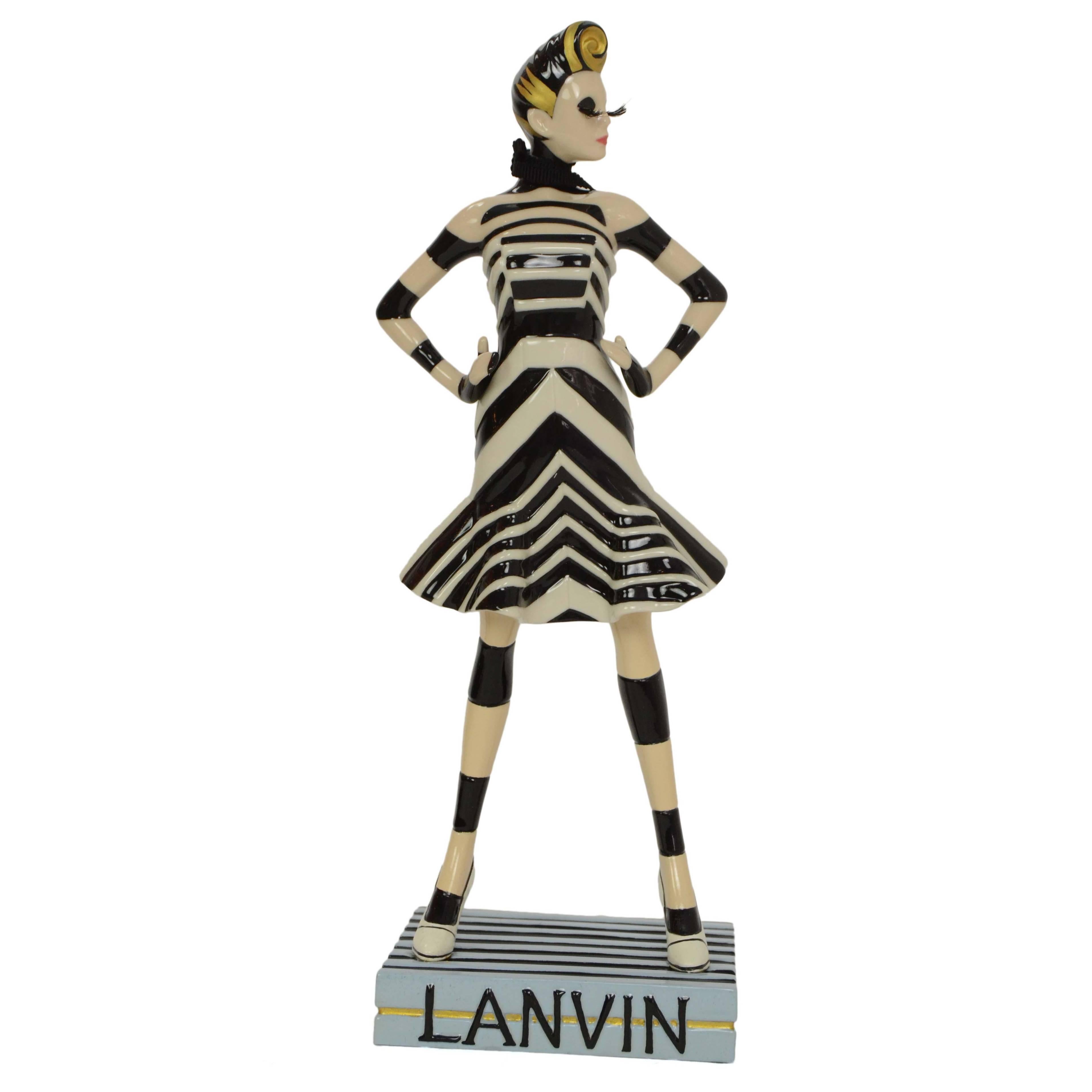 Lanvin Ltd Ed. Miss Lanvin 46 Porcelain Figurine RT. $685
