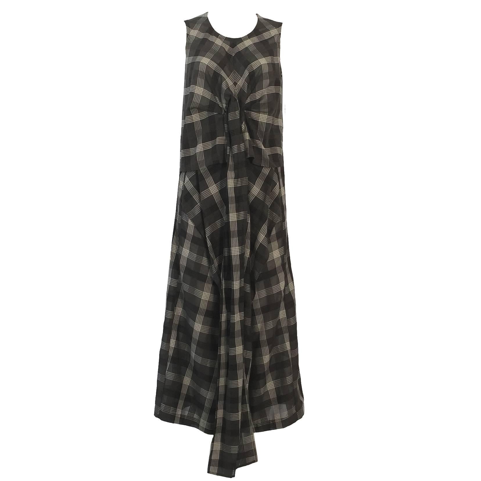 Comme des Garçons tricot Plaid Dress For Sale