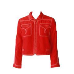 Gianni Versace Silk Short Jacket Spring 1995