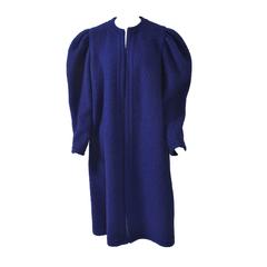 Lanvin 1980s Mohair Coat 5